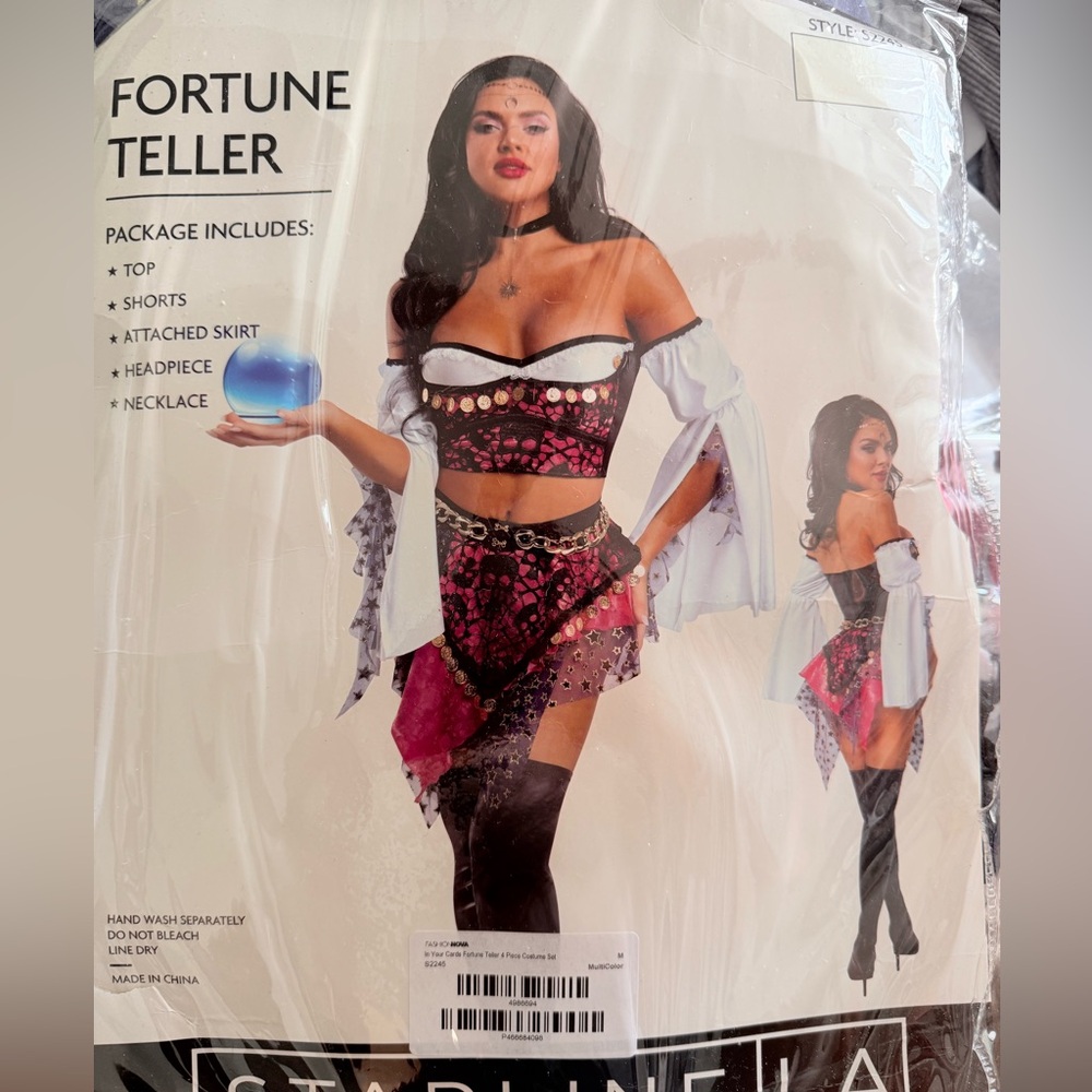 Mystic Fortune Teller Costume with Accessories